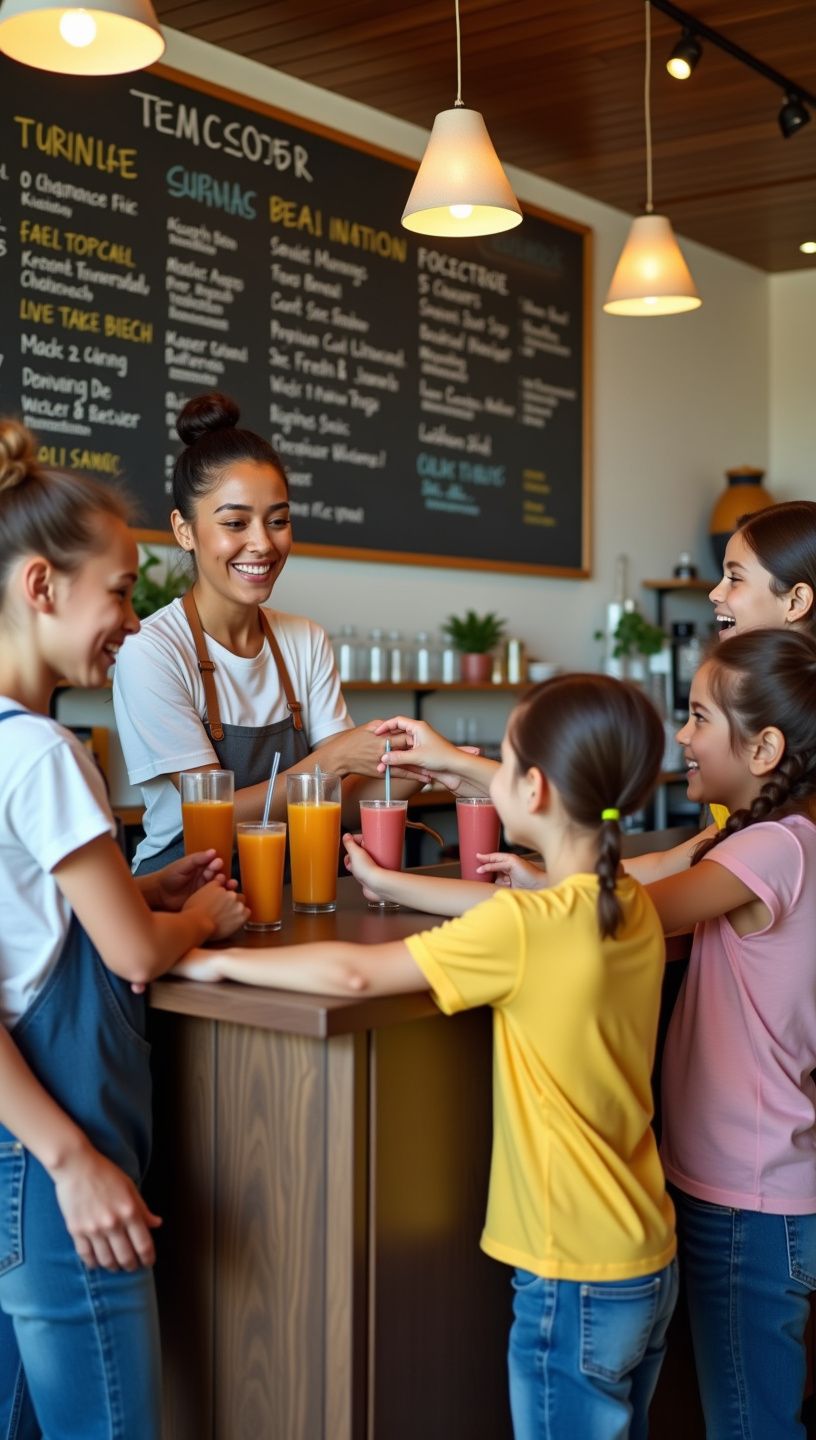 Κοντινό πλάνο σε κρεμώδες smoothie με κουρκουμά.