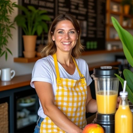 Στιγμιότυπο από την παρασκευή smoothie